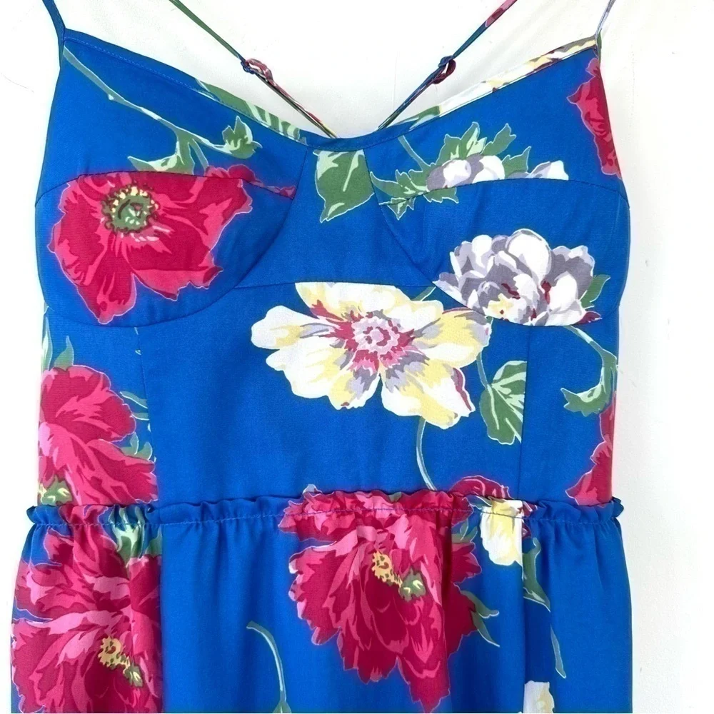 American Eagle fit & flare mini dress in a floral print - Picture 3 of 12